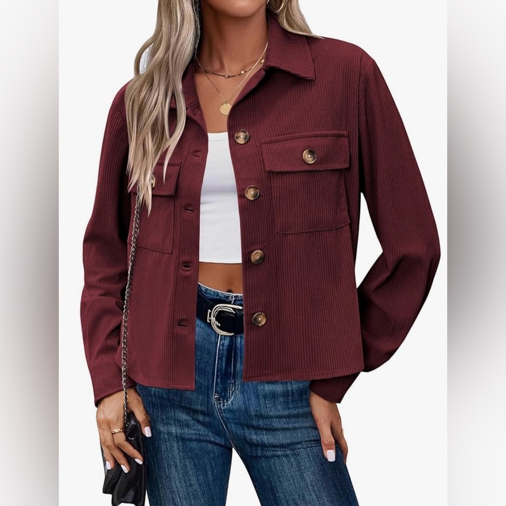 Zeagoo Burgundy Knit Sweater
